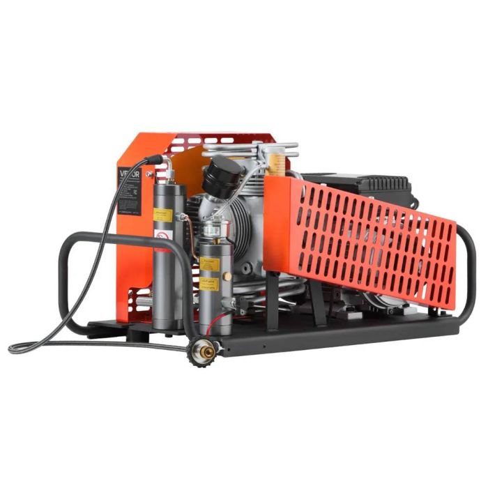 Kompresor powietrza PCP 4500PSI 30Mpa, 60 l/min, automatyczne zatrzymanie, chłodzenie wentylatorem, do butli nurkowych i paintballa