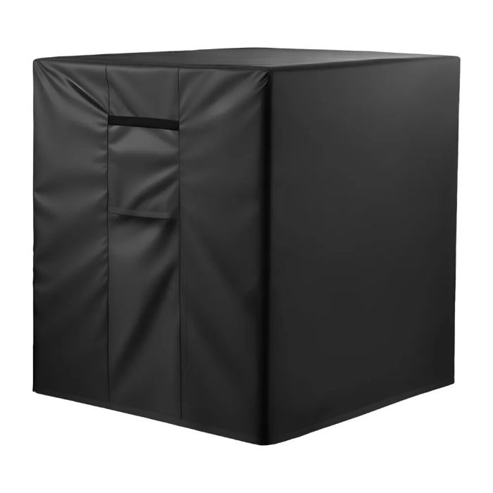 Zasłona klimatyzacyjna, 660x660x812 mm, 3 warstwy, czarna, wodoodporna