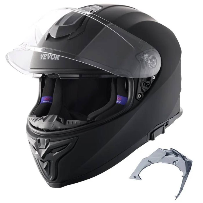 Мотоциклетный шлем с полной защитой лица, ABS, Bluetooth, одобрен DOT.