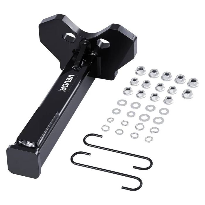 Wheel hub bearing removal tool set, universal, 5-8 axles, with nuts for sedan, SUV, truck