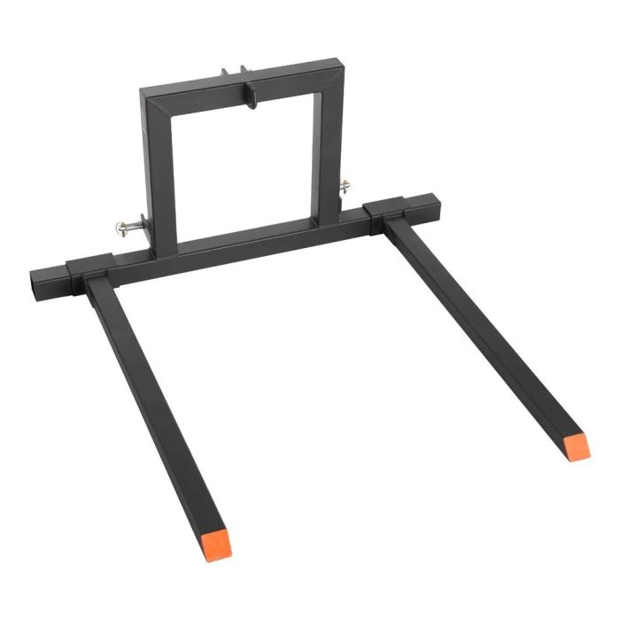 3-point tractor pallet forks, 680 kg, adjustable width 73.5-117 cm, length 128 cm