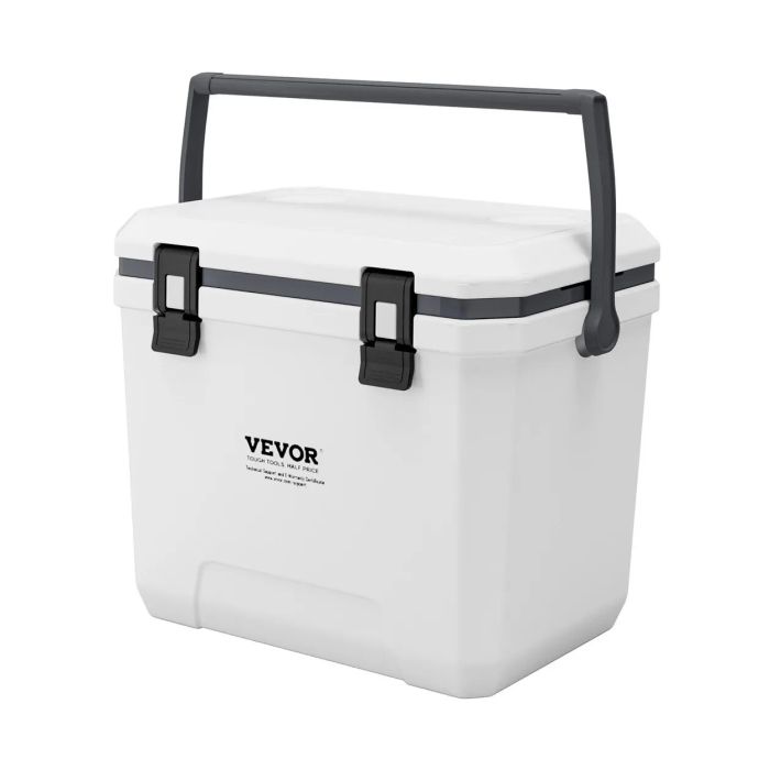 Portable 38 QT Cooler with Cup Holder and Ice Hold