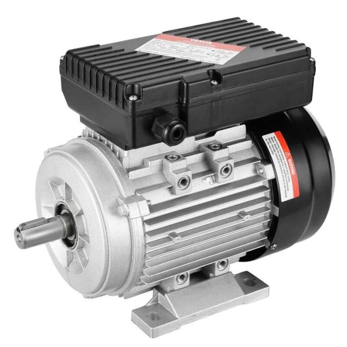 Silnik elektryczny jednofazowy 0,55 kW, 1400 obr./min, rama 80 B3, do sprężarek powietrza, maszyn rolniczych