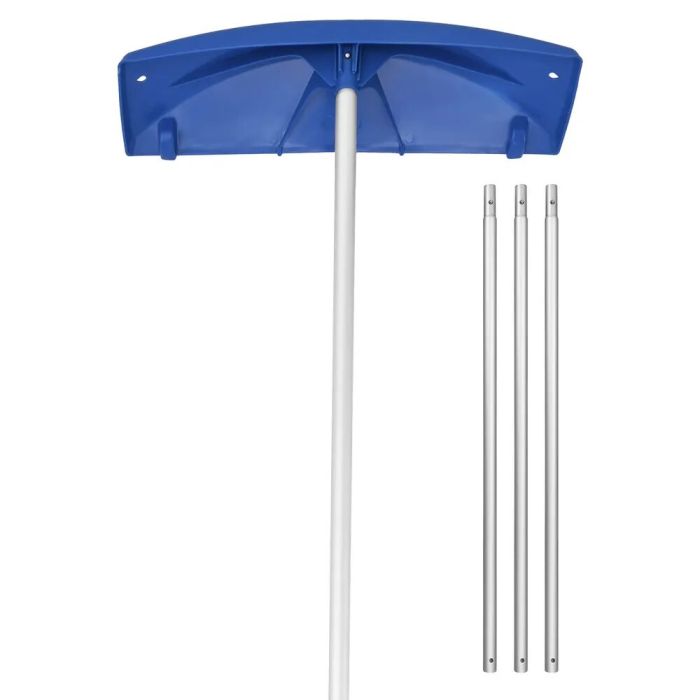Zgarniacz do śniegu z dachu, lemiesz PP 60 cm, 1,18-5,55 m regulowany z kółkami