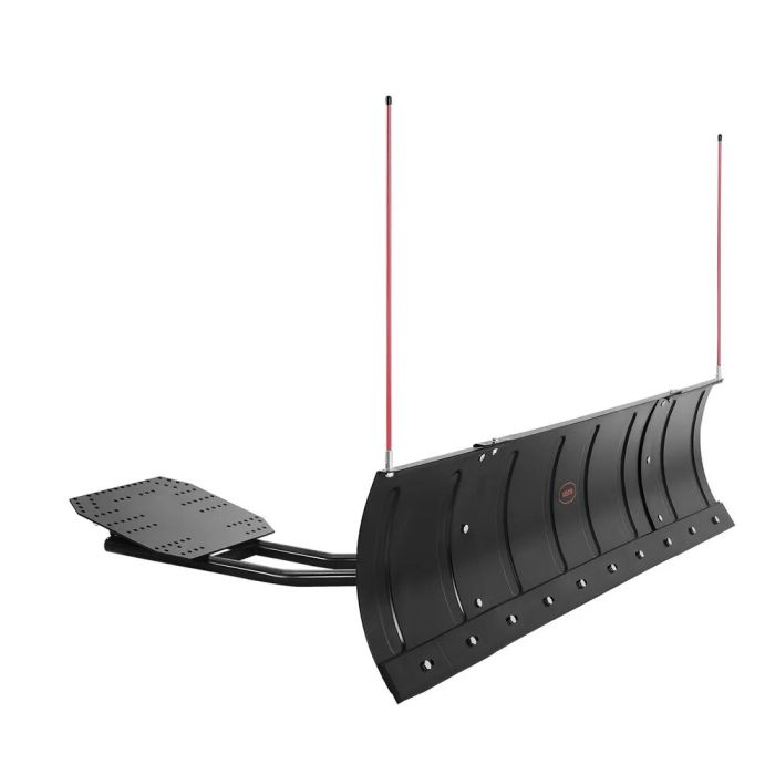 Adjustable width snowplow blade, steel, 109-183 cm