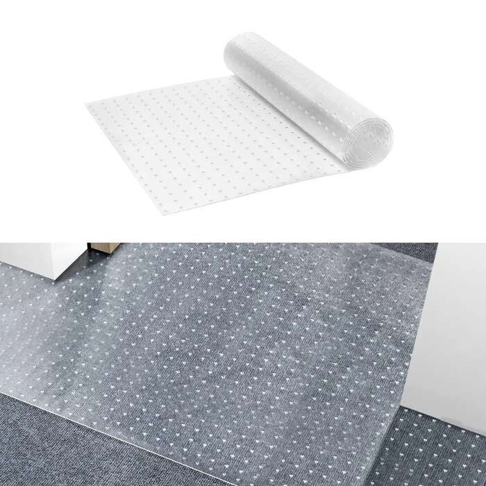 Защитный коврик для ковра от кошек, ПВХ, 60 см x 180 см, нескользящий, устойчивый к царапинам.