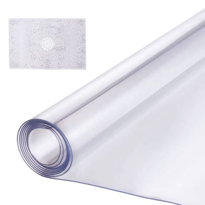 Clear Plastic Rectangular Table Mat, 36x48 Inch, 1.5mm PVC