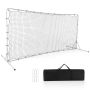 Football goal 372.5x151x182.5cm., white