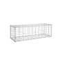 Gabion 100 x 30 x 30 cm. GGB133, kolor srebrny
