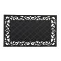 Rubber door mat 75x45 cm.