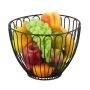 Fruit basket 18x24cm., black
