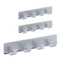 Wall hooks 3pcs, silver color