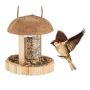 Bird feeder 17x14.5cm., light brown