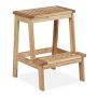 Stool 47x38x38cm., light brown