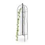 Garden grill "Tower" 148x37x37cm., black