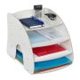 Organizer na przybory do pisania i dokumenty 27x25,5x34,5 cm, biały