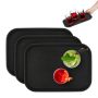 Zestaw 3 tacek 2x35x25cm, czarne