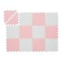 Mata do zabawy "Delionė" 1x114x86cm., pink/white