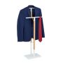 Clothes rack 106.5x47x20cm., light brown/white