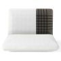 Set of 2 pillows 60x40x13cm., white