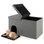 Cat litter box 90x50x50cm, gray