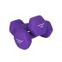 Dumbbell set 2 x 2 kg., purple