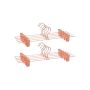 40 cm long trouser hanger, 10 pcs.