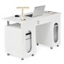 Desk 121 x 60 x 76 cm., white