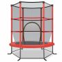 Trampoline 165x165x165cm., black/red