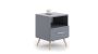 Stolik nocny Logan 53x37x40, szary