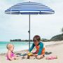 Składany parasol plażowy/ogrodowy Ø 200 cm GPU65WU