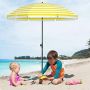 Składany parasol plażowy/ogrodowy Ø 160 cm GPU60YW