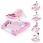 Baby walker 71.5x62x54.5cm., pink/white