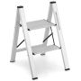 Ladder 49x44x66cm., silver color