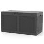 Garden storage box 111x56x61cm., dark gray