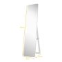 Standing mirror 45x37x160cm., white