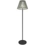 Lampa solarna stojąca Outsunny 33x135cm, czarno-szara