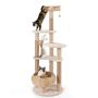 Scratching post 58x58x164cm., beige/light brown
