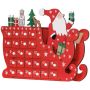 Advent calendar Homcom 22.5x8x36cm., various colors