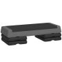 Aerobics stepper Sportnow 77x36x20.5cm., black/dark gray