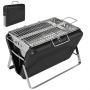 Charcoal barbecue, foldable, 40 × 28 × 25.5 cm