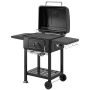 Charcoal barbecue, with lid and thermometer, 112 × 115 × 65 cm