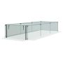 Siatka zabezpieczająca do ogrodu Outsunny 125x373x62,5cm, zielona