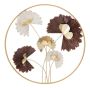 Round wall decorative panel Reddy Round, Ø 61 × 5.7 cm