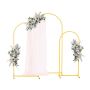 Arched backdrop stand set VEVOR TFHQGM654FT, 3 pcs, Gold, 1.8 × 0.8 m, 1.5 × 0.67 m, 1.2 × 0.52 m