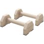 Uchwyty do pompek z drewna bukowego, 2 szt., antypoślizgowe, 30x13x10 cm, drewno naturalne, 120 kg