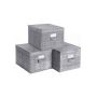 Boxes with lids, 3 pcs.