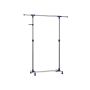 Pull-out clothes rack, blue