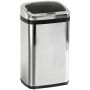 Automatic trash can Homcom 33x25x58cm., silver/black