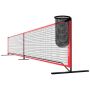 Siatka do badmintona Sportnow 674x70x92cm., czarno-zielona